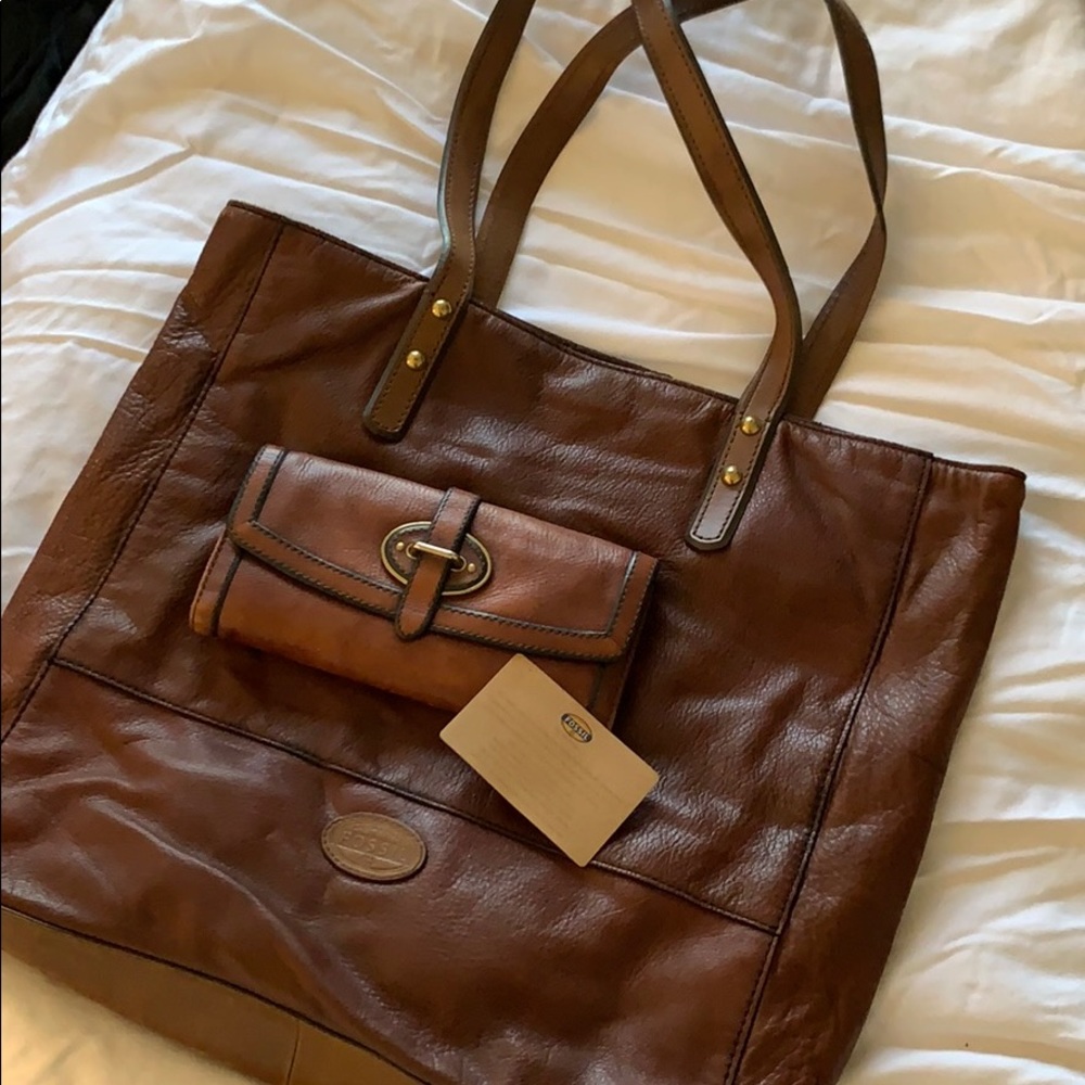 Fossil Bag and Wallet